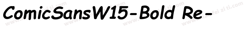 ComicSansW15-Bold Re字体转换